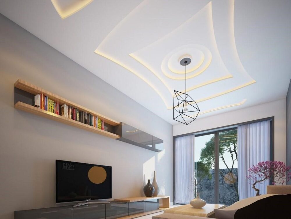 đèn thả trần phòng khách